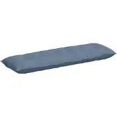 vidaXL Rugkussen Blauw 160 x 50 cm Corduroy stof