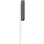 vidaXL Gestoffeerd hoofdbord met hoofdeinde Wit en Lichtgrijs 200 cm