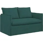 vidaXL Bank Donkergroen 136 x 82 x 85 cm Stof