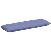 vidaXL Rugkussen Jeans Blauw 200 x 19 x 50 cm Stof