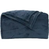 vidaXL plaid Marineblauw 130 x 150 cm 0.51 kg Fleece