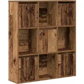 vidaXL Boekenkast 89x24x101,5 cm bewerkt hout oud houtkleurig