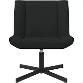 vidaXL Draaistoel Zwart 63 x 75 x 76 cm Stof
