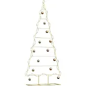 vidaXL Metalen kerstboom met standaard Goud 181 cm Poedercoated staal