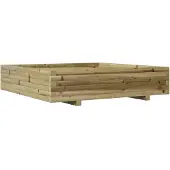 vidaXL Plantenbak 110x110x26,5 cm geïmpregneerd grenenhout