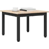 vidaXL Salontafel Naturel 50 x 50 x 36 cm Massief grenenhout