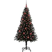 vidaXL Kerstboom Zwart 150 cm PVC