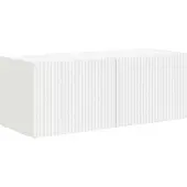 vidaXL TV-kastset, wandmontage, 3 stuks, wit, houtvezel