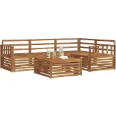 vidaXL Buiten bank set 5 st Naturel Massief Acacia Hout