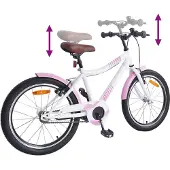 vidaXL Kinderfiets 24 Inch voor 8-12 jaar oud Licht Roze