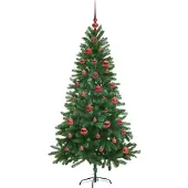 vidaXL Kerstboom met 150 LED met standaard Groen 150 cm PE