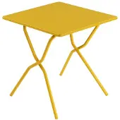 Lafuma Balcony Tuintafel 64x70 Cm Geel - Tuintafel Staal Yellow - LFM5357_9987
