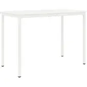 vidaXL Bartafel Wit 150 x 80 x 105 cm Massief grenenhout