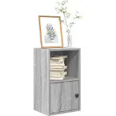 vidaXL Boekenkast 31x24x52 cm bewerkt hout grijs sonoma eikenkleurig