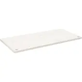 vidaXL Bureaublad 100x50x2,5 cm massief grenenhout wit