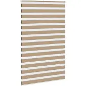 vidaXL Zebra Blind 150x200 cm stofbreedte 145,9 cm polyester zandbruin