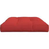 vidaXL Palletkussen 120x80x12 cm stof rood