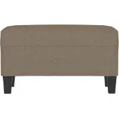 vidaXL Bankje 70x35x41 cm stof taupe