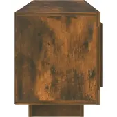 vidaXL Tv-meubel 102x35x45 cm bewerkt hout gerookt eikenkleurig