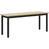 vidaXL Bank Sonoma 110 x 35 x 45 cm Bewerkt hout