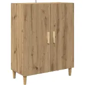 vidaXL Highboard Artisan Eiken 69,5 x 34 x 180 cm