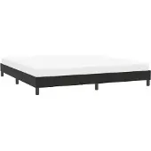 vidaXL Bedframe zonder matras 200x220 cm fluweel zwart