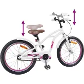 vidaXL Kinderfiets 20 Inch voor 6-11 jaar oud Wit