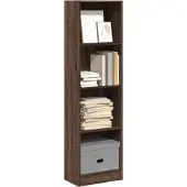 vidaXL Boekenkast 40x24x143 cm bewerkt hout bruin eikenkleurig