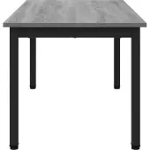 vidaXL Salontafel Grijs Sonoma 100 x 50 x 45 cm Bewerkt hout