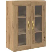 vidaXL Wandkast, ambachtelijk eikenhout-look, 69,5 x 34 x 90 cm, houtvezel