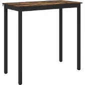 vidaXL Staande Bartafel Bewerkt hout Rechthoekig