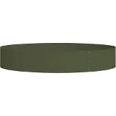 vidaXL Plantenring Olijf Groen 120 x 120 x 20 cm Koudgewalst staal