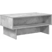 vidaXL Salontafel Beton Grijs 80 x 46 x 35 cm Bewerkt hout