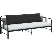 vidaXL Rugkussen Zwart 200 x 50 cm Corduroy stof