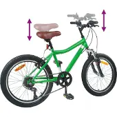 vidaXL Kinderfiets 24 Inch 6-Snelheid voor 8-12 jaar oud Groen