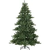 vidaXL Kunstmatige Hinged Kerstboom Groen 180 cm PVC, staal