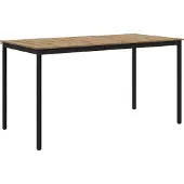 vidaXL Staande Bartafel Bewerkt hout Rechthoekig