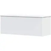 vidaXL Opbergbox 90x35x35 cm bewerkt hout wit