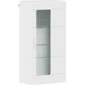 vidaXL Tv-meubelset FLORIN 3 st Hoogglans wit Bewerkt hout