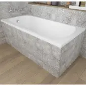 Polimat CLASSIC ligbad 170 x 75 cm wit met styropor ombouw