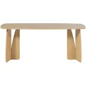 Fonq Oakline Curve Eettafel B 180 cm - Natural
