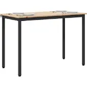 vidaXL Eettafel Naturel 110 x 55 x 75 cm Massief grenenhout