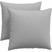 vidaXL Zitkussens 2 st Stof Wolkgrijs 45 x 45 cm