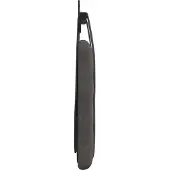 vidaXL Hangend hoofdbord Zwart Antiek PU