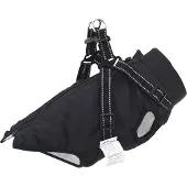 vidaXL Hondenjas Zwart L28 Fleece en polyester