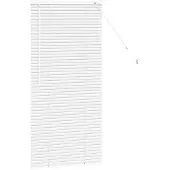 vidaXL Venetiaanse jaloezie Wit 130 x 60 cm 25 mm Aluminium