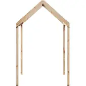 vidaXL Kinderbedhuisje 217x95,5x159 cm massief grenenhout