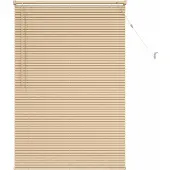 vidaXL Venetiaanse jaloezie Lichtbruin met Patroon 150 x 100 cm 25 mm