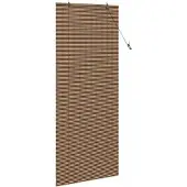 vidaXL Rolgordijn Bruin 100 x 220 cm Bamboe