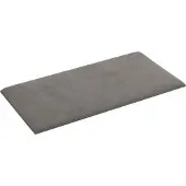 vidaXL Wand Hoofdbord 12 st Lichtgrijs Fluweel